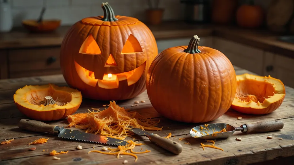 Jak wyciąć dynię na Halloween?